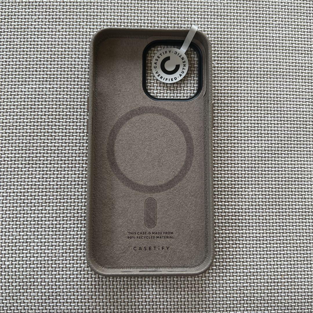 新品CASETiFY greige iPhone MagSafe対応13Pro