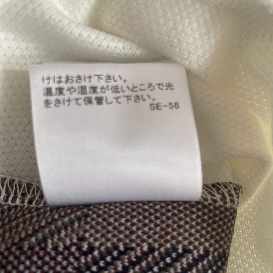 アクア BLACK LABEL チェック柄長袖カットソー