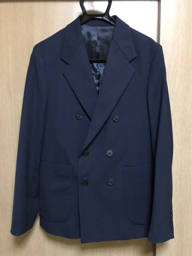 66%以上節約 美品 ZARA ザラ メンズダブルジャケット ネイビー S