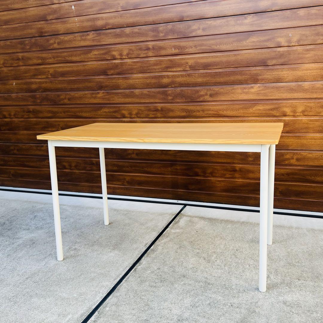 【廃盤】　無印良品　デスク　テーブル MUJI (無印良品) - 廃盤品 無印良品 タモ材デスク 事務机 学習机