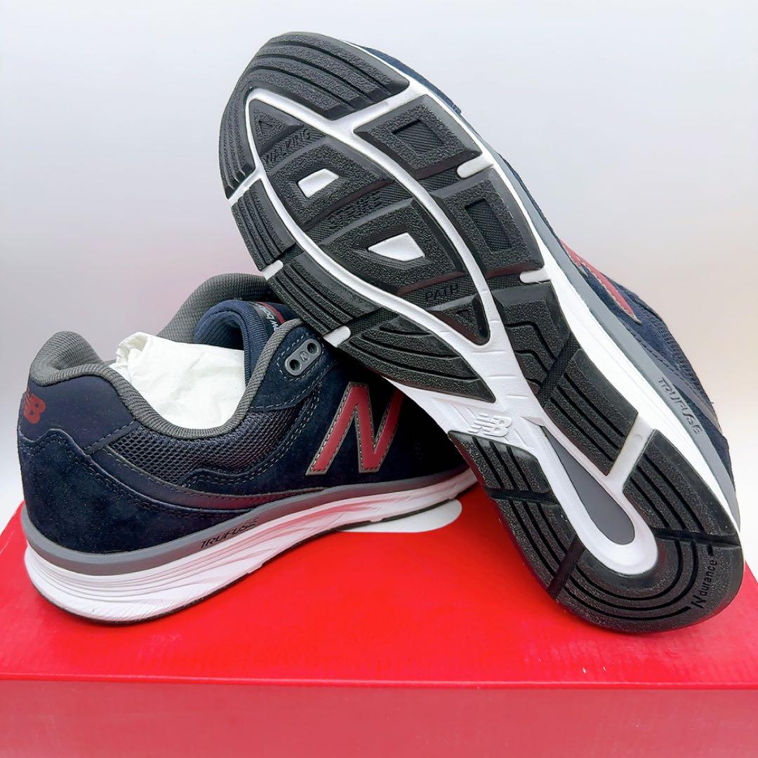 ニューバランス MW880NV4ネイビー 27cm 新品 スエード×メッシュ