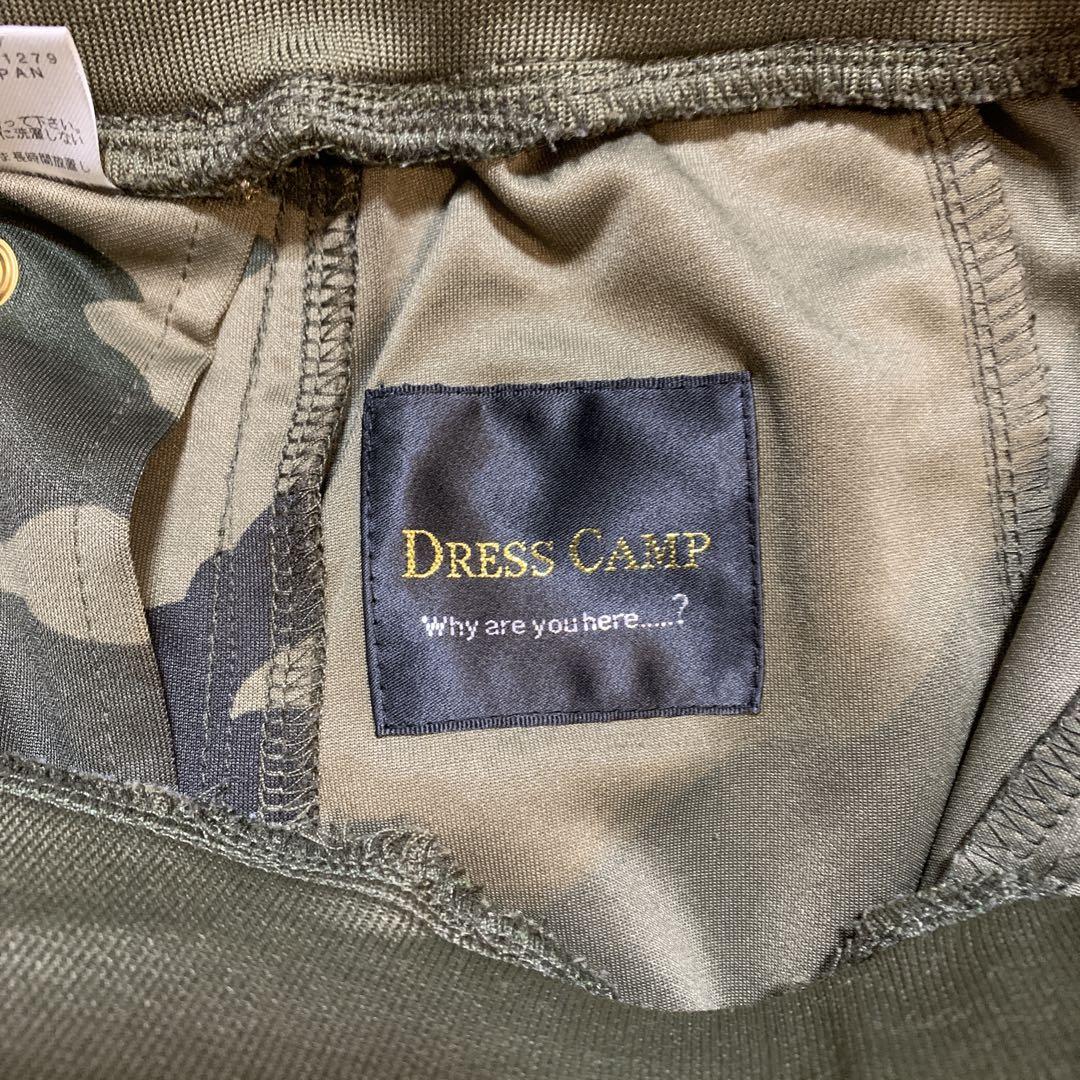 DRESS CAMP × CHAMPION トラックパンツ L 金刺繍 カモフラ