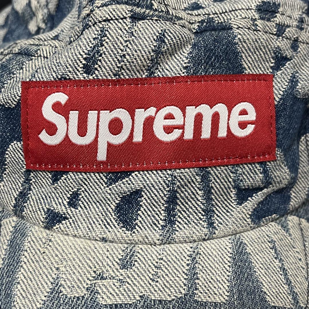 Supreme デニム柄キャップ