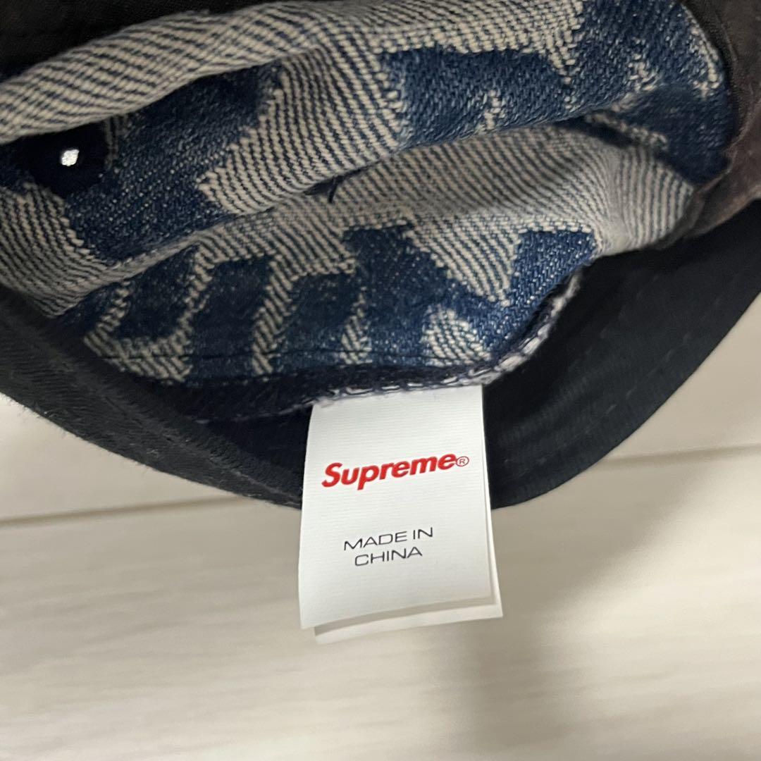 Supreme デニム柄キャップ