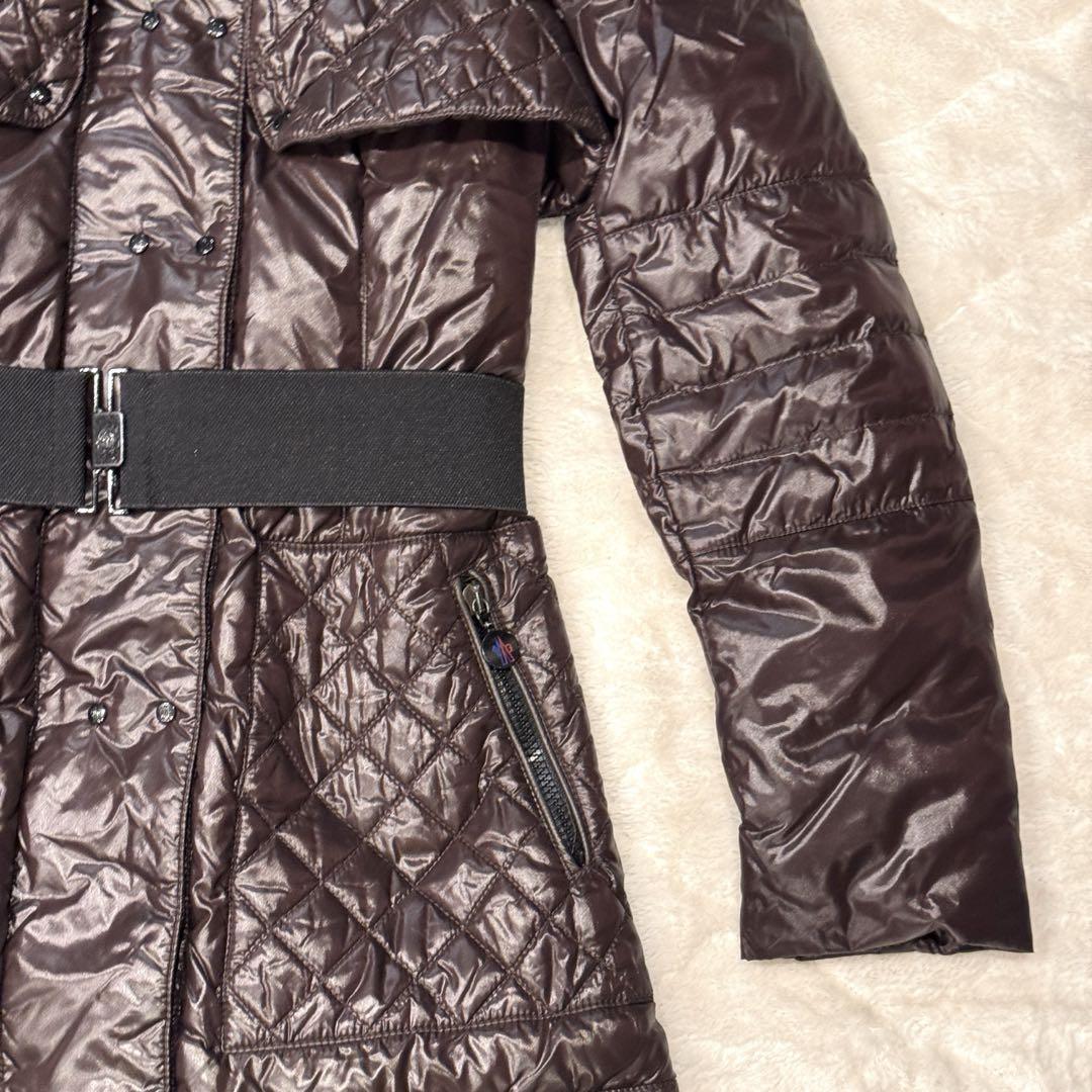 【美品】MONCLER レディース ロングダウンコート CARSON 0