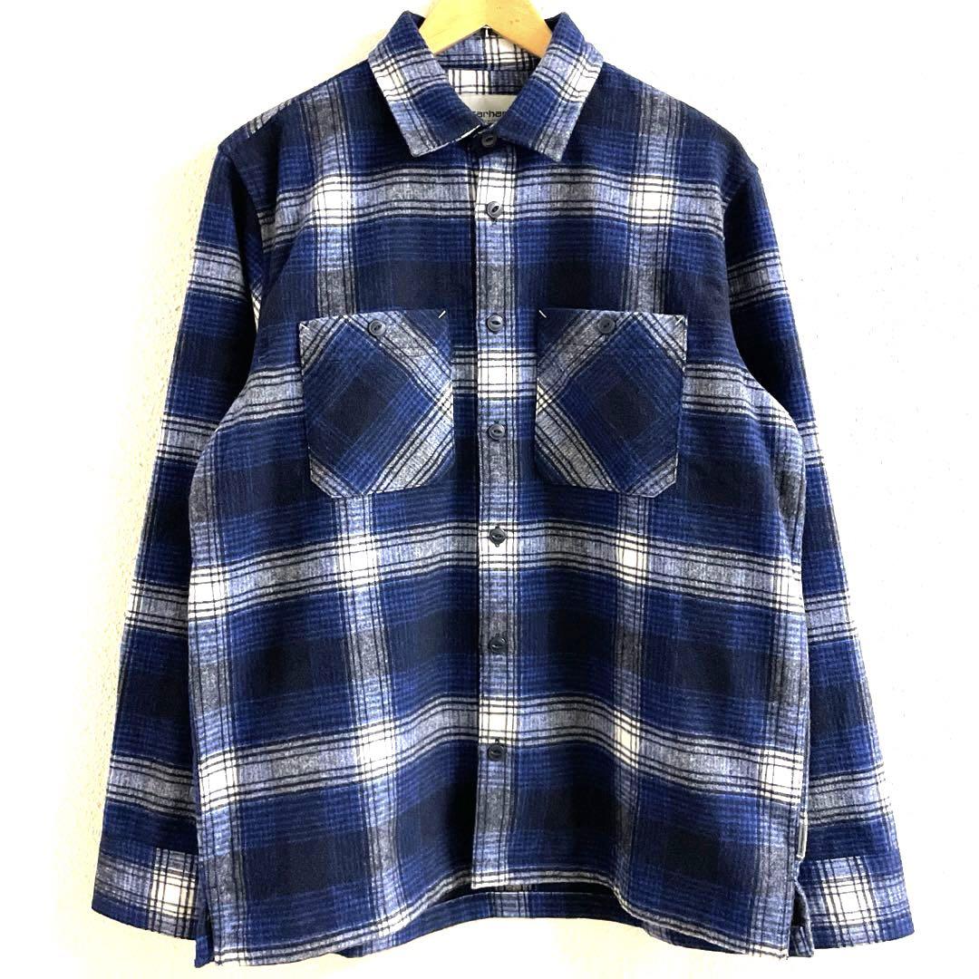 新品 CARHARTT WIP カーハート オンブレ チェック 長袖 ネルシャツ