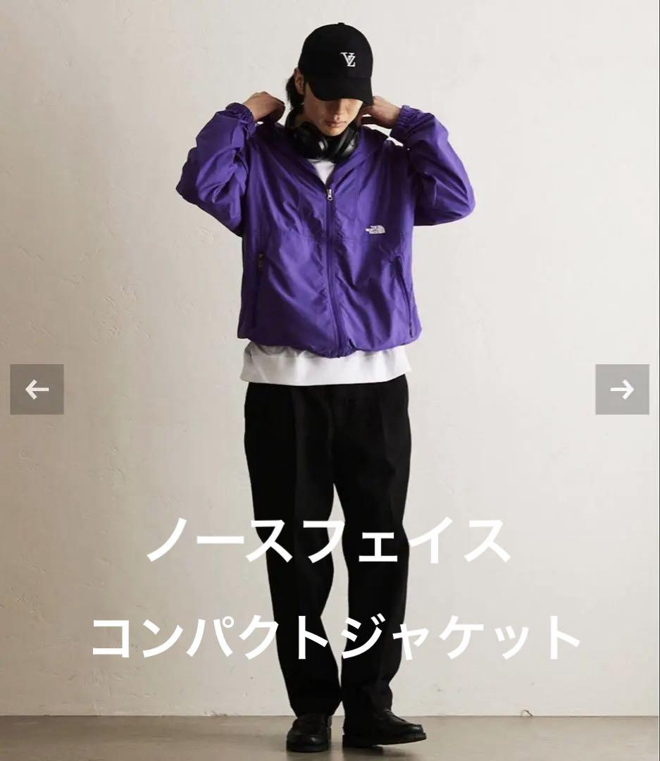 正規代理店 新品】ノースフェイス コンパクトジャケット TNFパープル M ジャケット・アウター