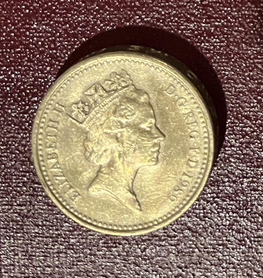 イギリス 1ポンド硬貨 1989年 - メルカリ