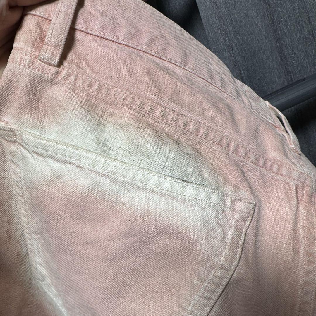 STUSSY ハーフデニム ピンク 32