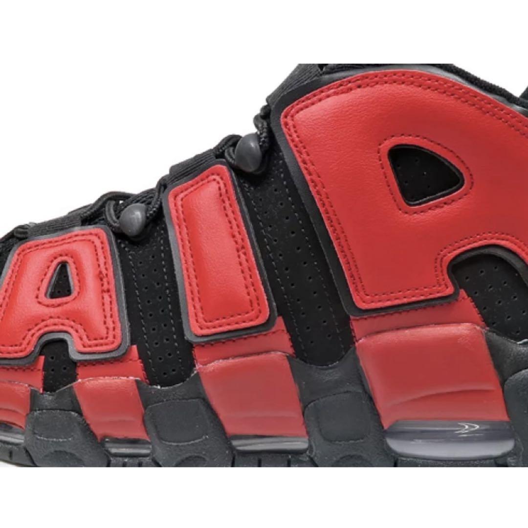 エアモア アップテンポ 96 ブラック アンド ユニバーシティレッド Nike Air More Uptempo 96 Black and  University Red