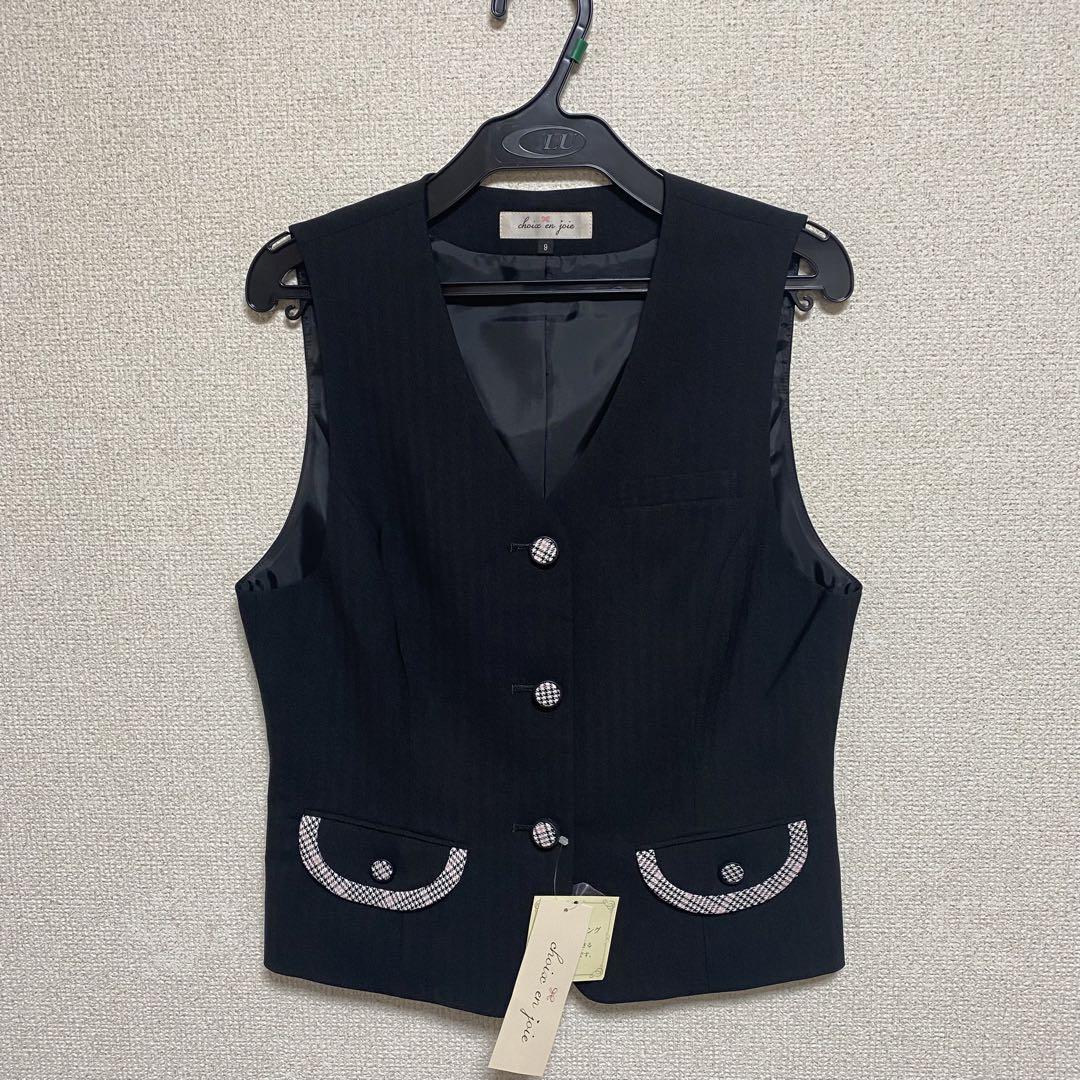 新品タグ付き】アンジョア 事務服 9号 ベスト タイトスカート 2