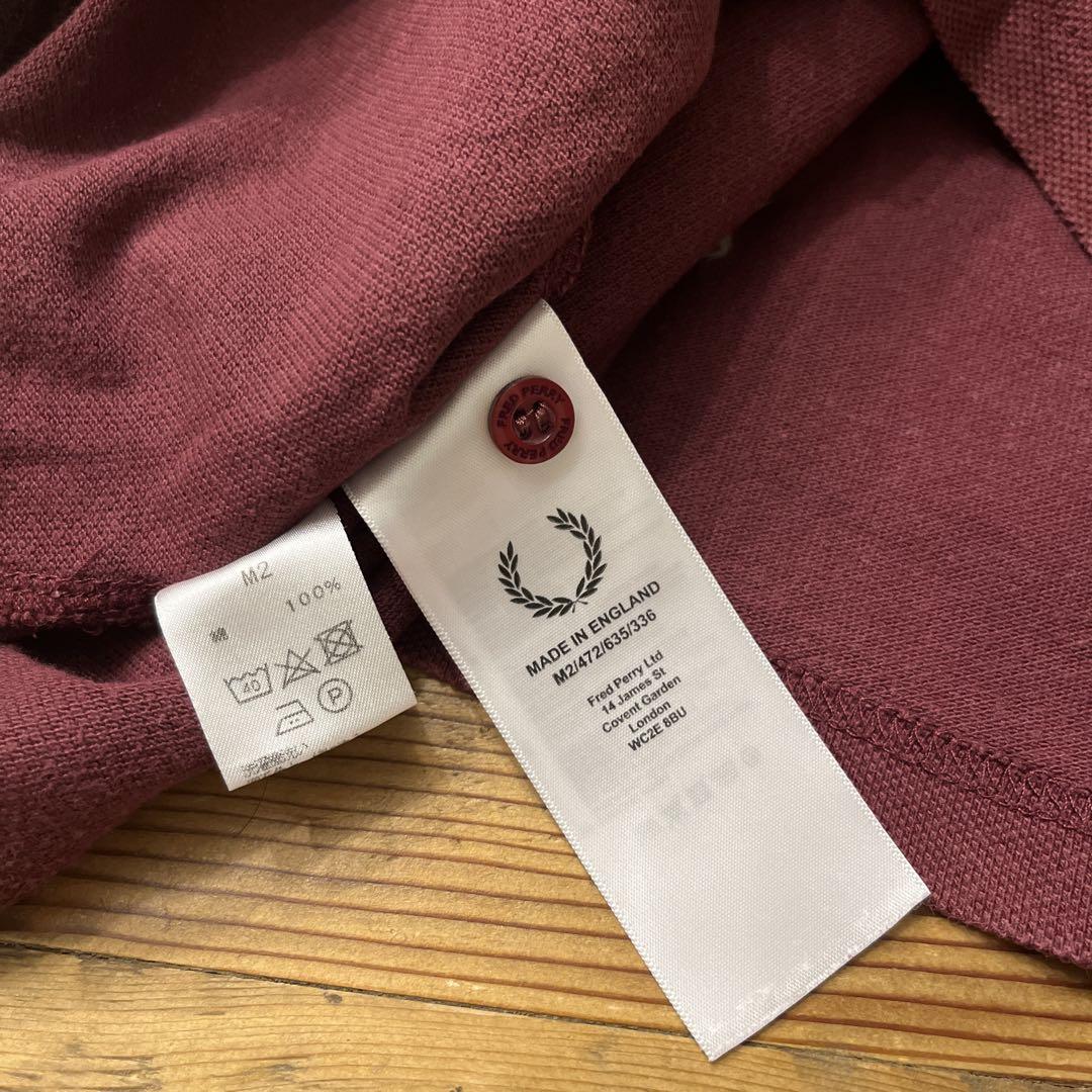 FRED PERRY フレッドペリー M2 UK製 ポロシャツ 半袖