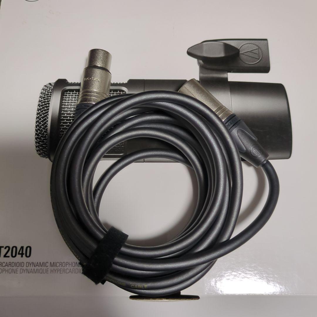 audio-technica AT2040 ダイナミックマイクマイクケーブル付き