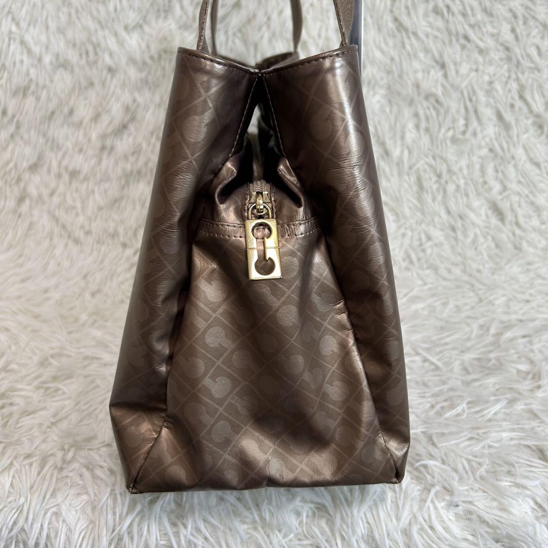 ✨良品✨ ゲラルディーニ ショルダーバッグ トートバッグ ナイロン ブラウン