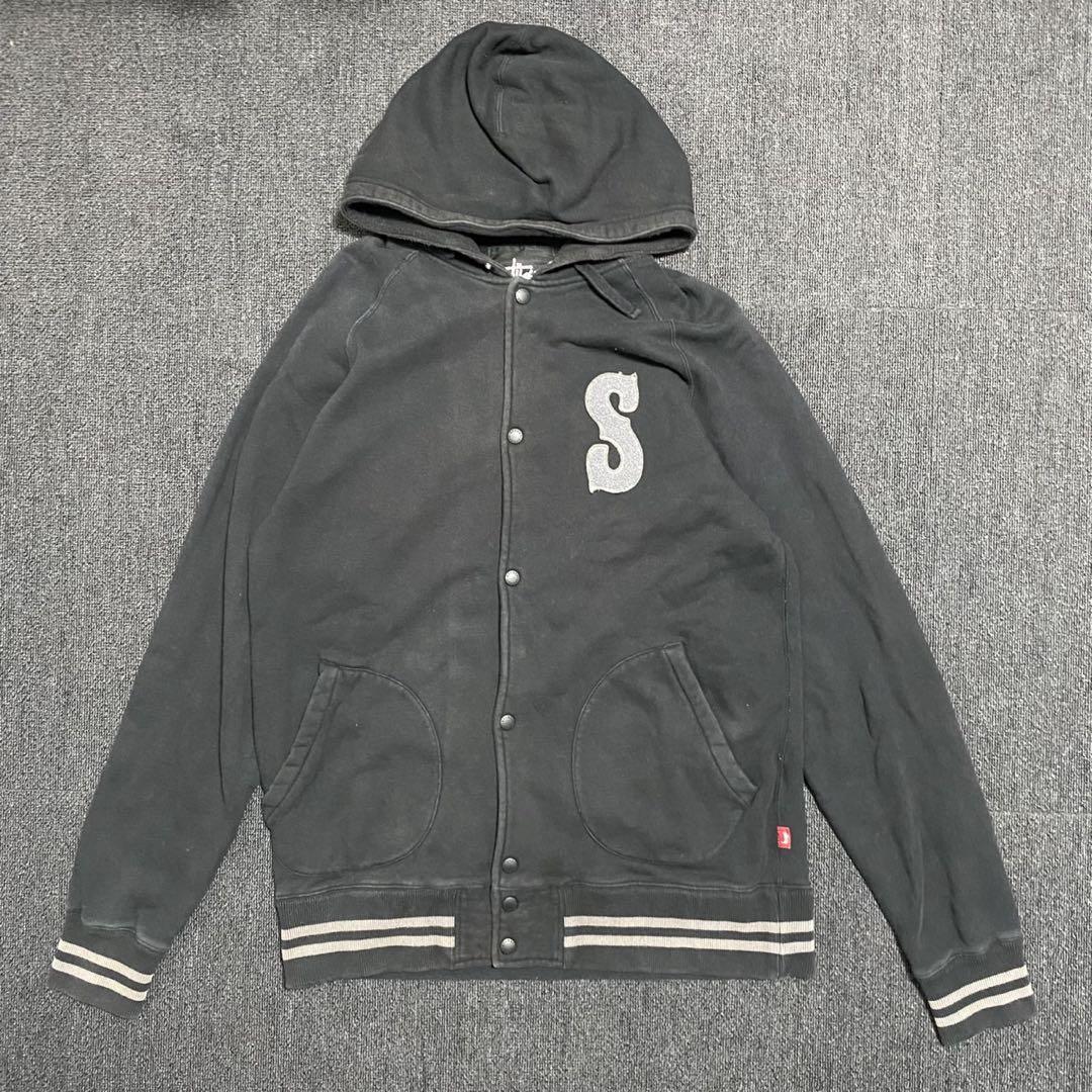 OLD stussy スタジャン パーカー