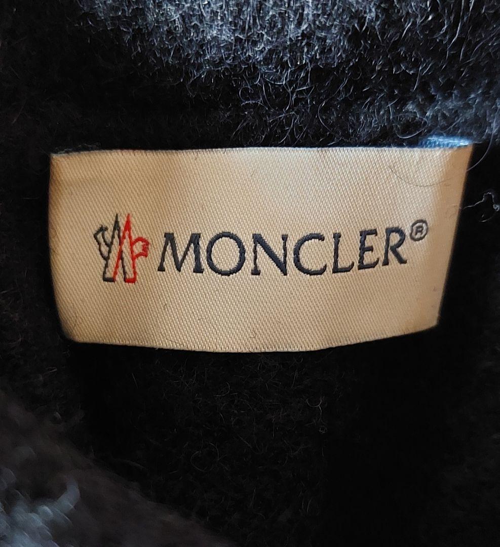 MONCLERモンクレール ロゴ セーター ニット 黒