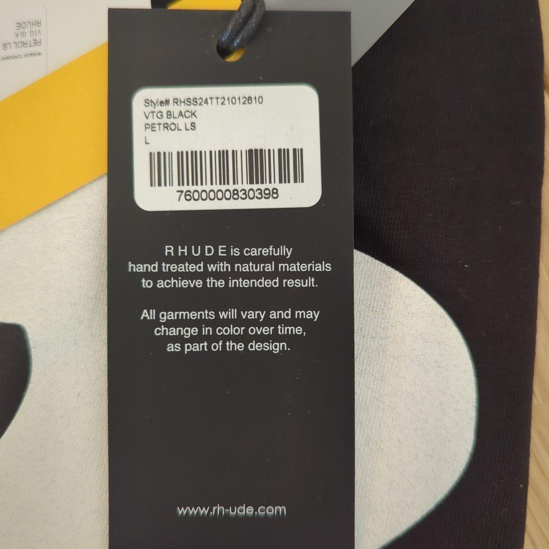 【定価9万超】Rhude Petrol ロンT 黒 L 正規品