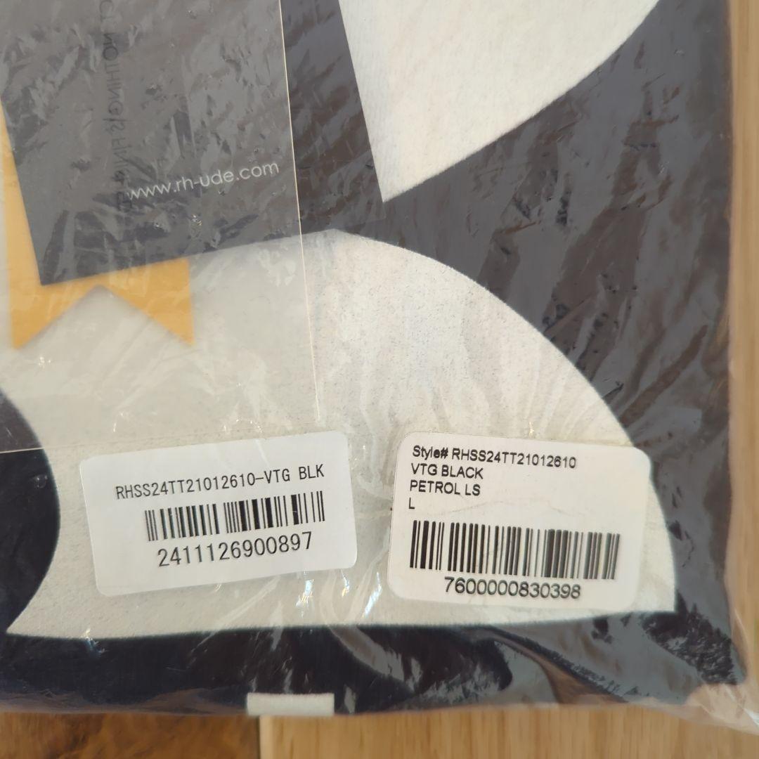 【定価9万超】Rhude Petrol ロンT 黒 L 正規品