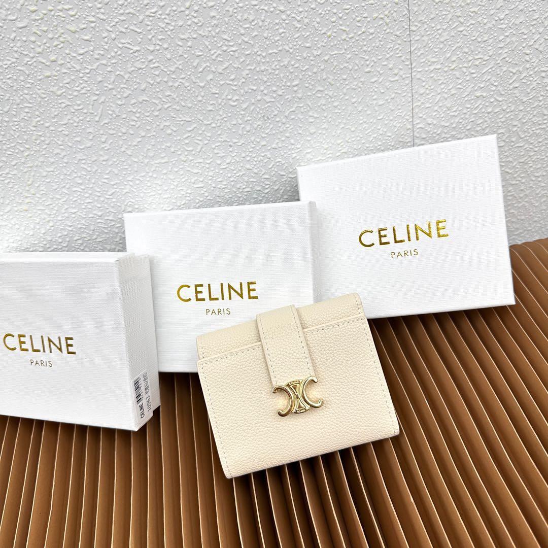 【美品】 CELINE ★セリーヌ 二つ折り財布