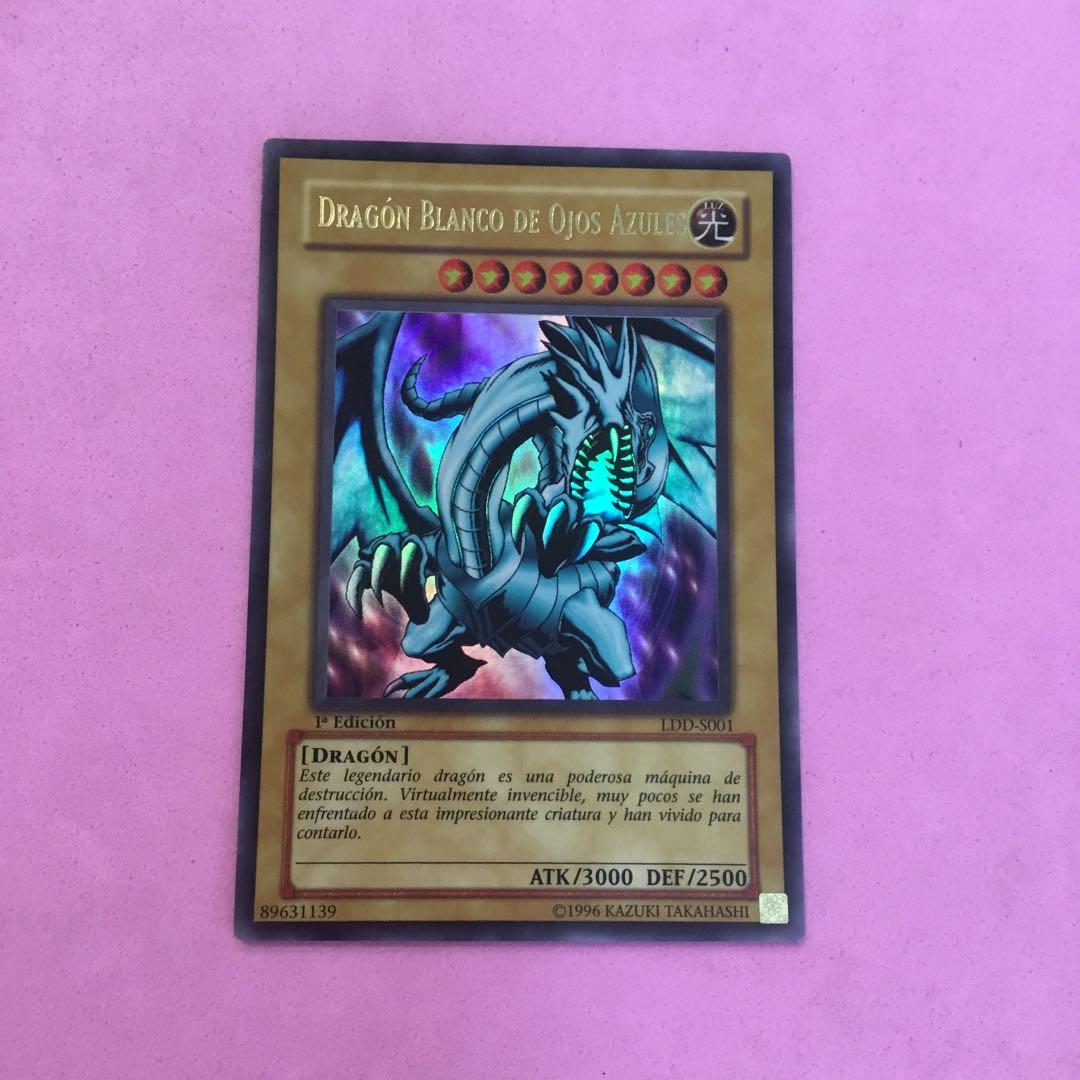 遊戯王 EU スペイン語 UR 1st LDD 青眼の白龍 1枚 ウルトラ