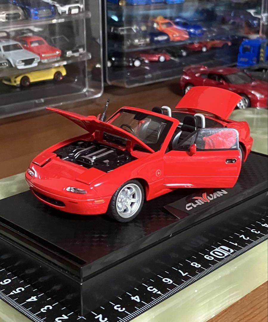 マツダMX-5 ロードスター　1/32 14cm 幌取り外し可能
