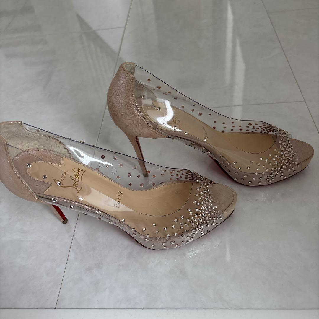 Christian Louboutin クリアハイヒール