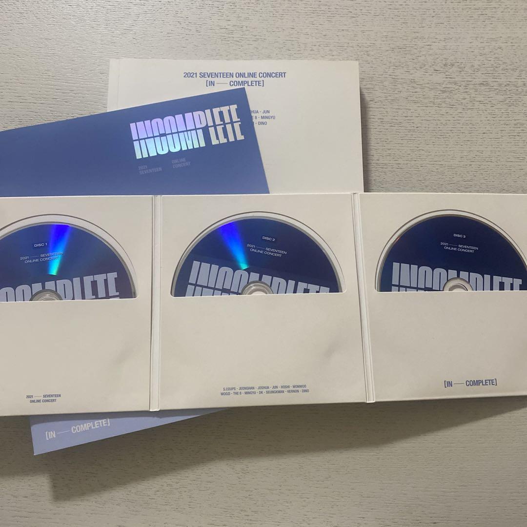 SEVENTEEN incomplete dvd 日本語字幕 トレカ付