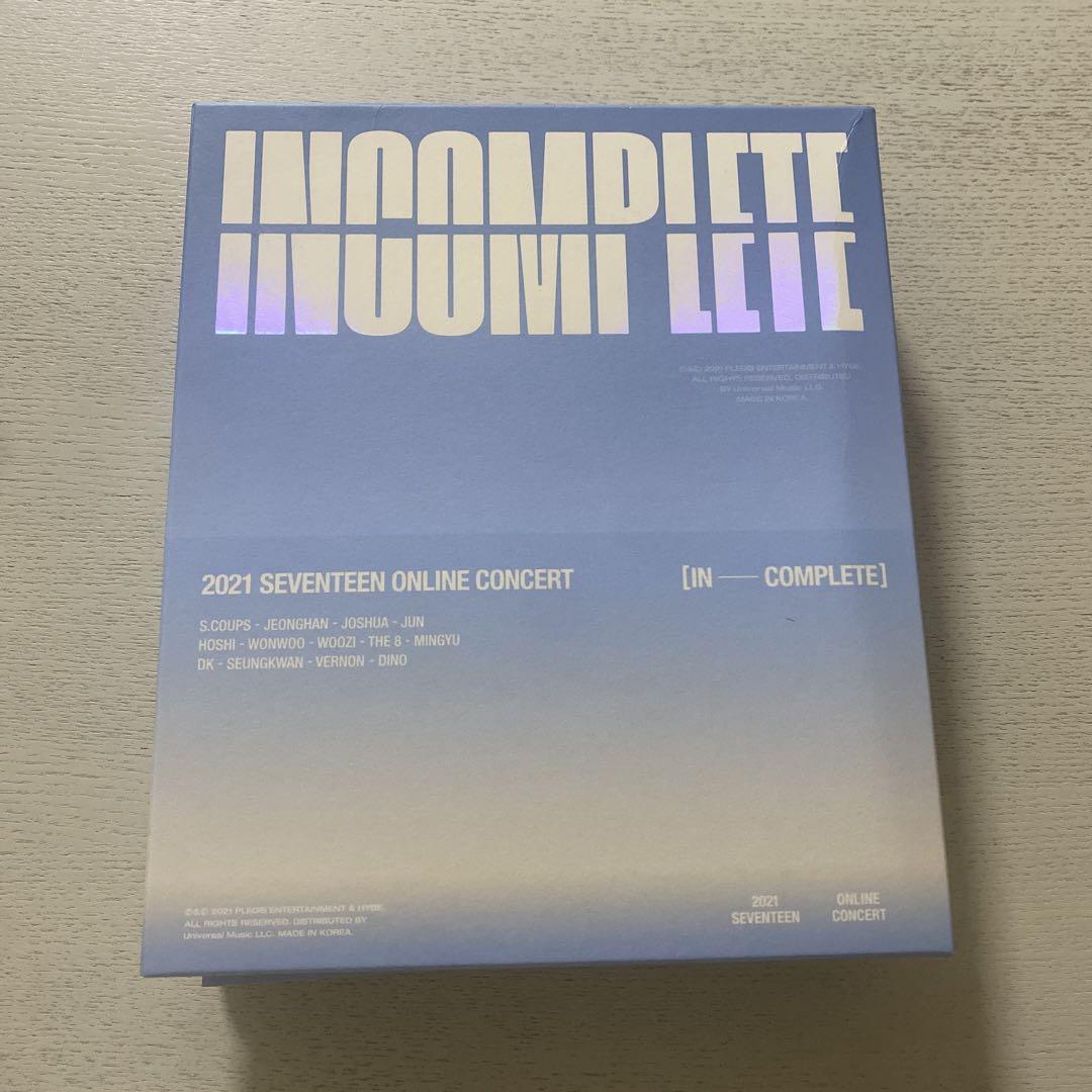 SEVENTEEN incomplete dvd 日本語字幕 トレカ付