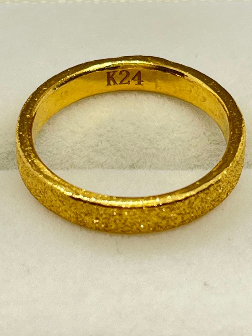 k24グロスリング 指輪 4.5g K24刻印 純金保証 TALLINNNEXPO_COM