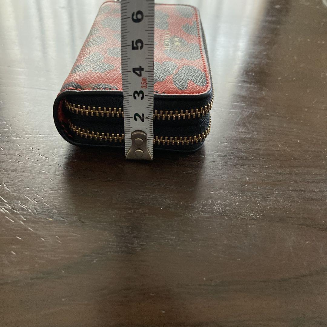 COACH レオパード柄 コインケース