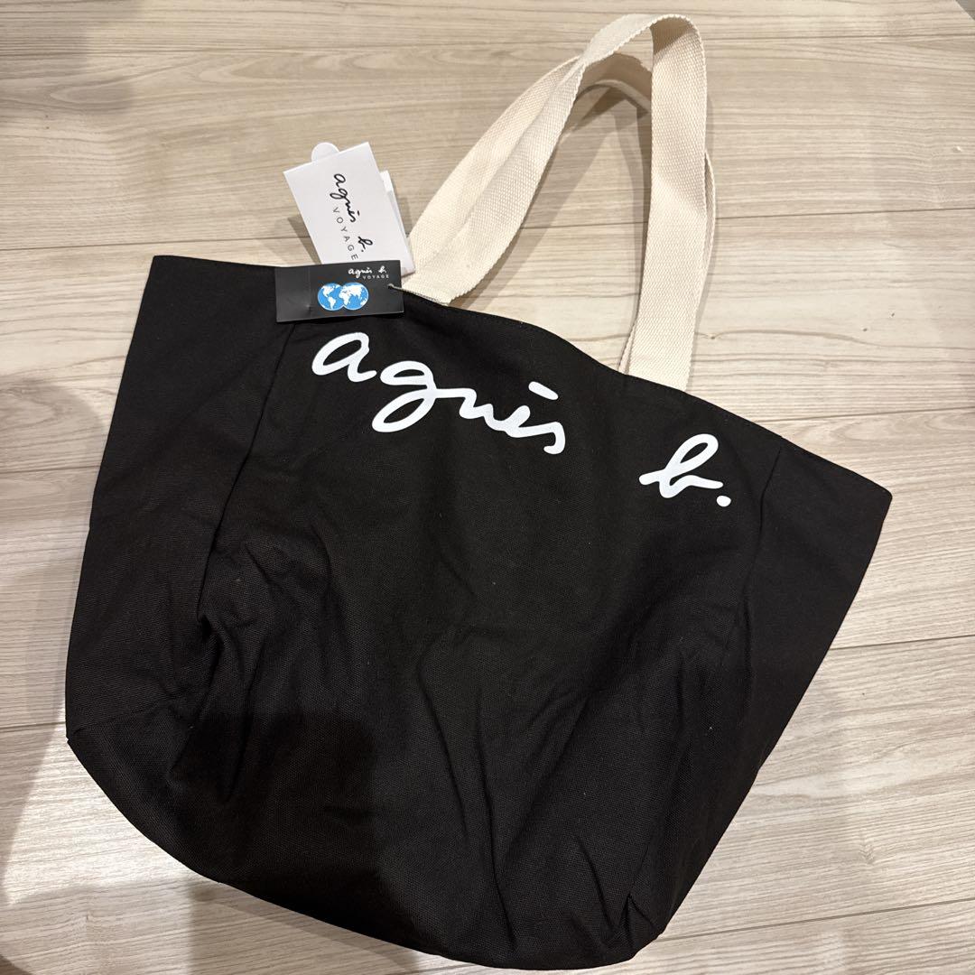高品質 ブラック b. agnis トートバッグ メルカリ - バッグ