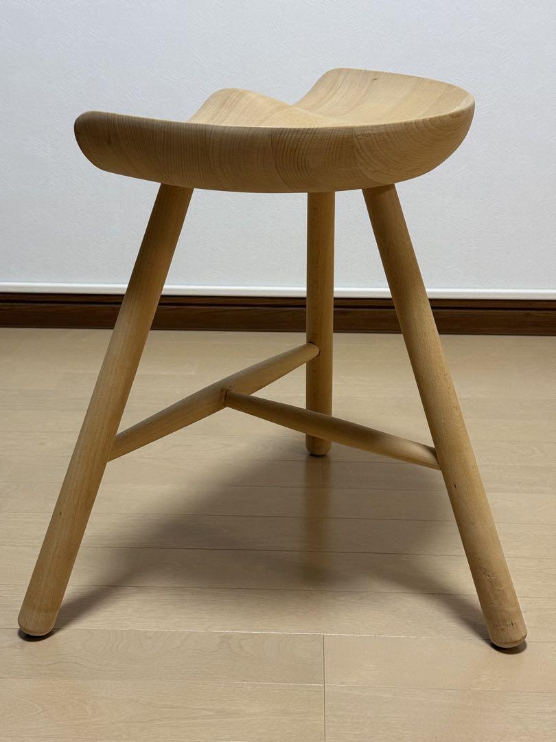 ミルカーズチェア 美品 リプロダクト シューメーカーチェア 49cm 木製