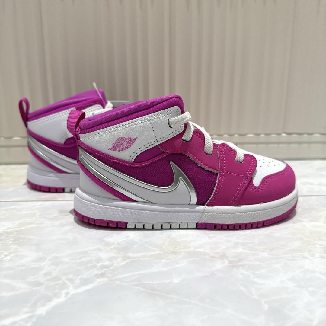 Nike ジョーダン1 MID RM イージーオン TD 新品 ピンク 16cm