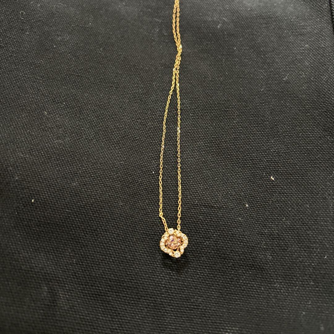 SWAROVSKI スワロフスキー ネックレスス Una クローバー ピンク