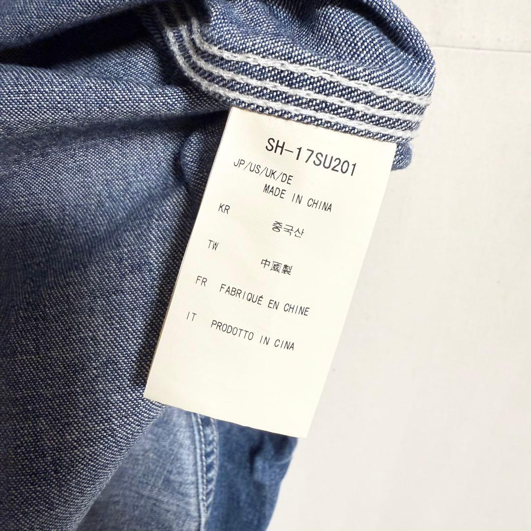 ⬜︎⚫︎Lサイズ！snowpeak デニムユーティリティプルオーバー シャツ