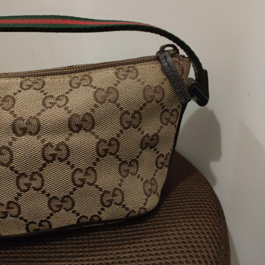 グッチ シェリーライン GGキャンバス アクセサリーポーチ