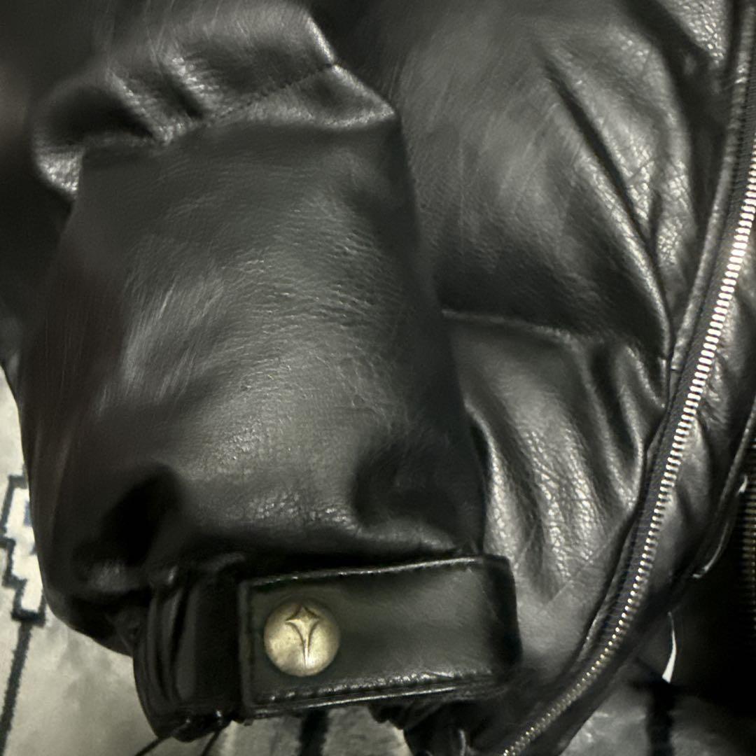 Thug ClubサグクラブLeather Puffer Jacket サイズ3