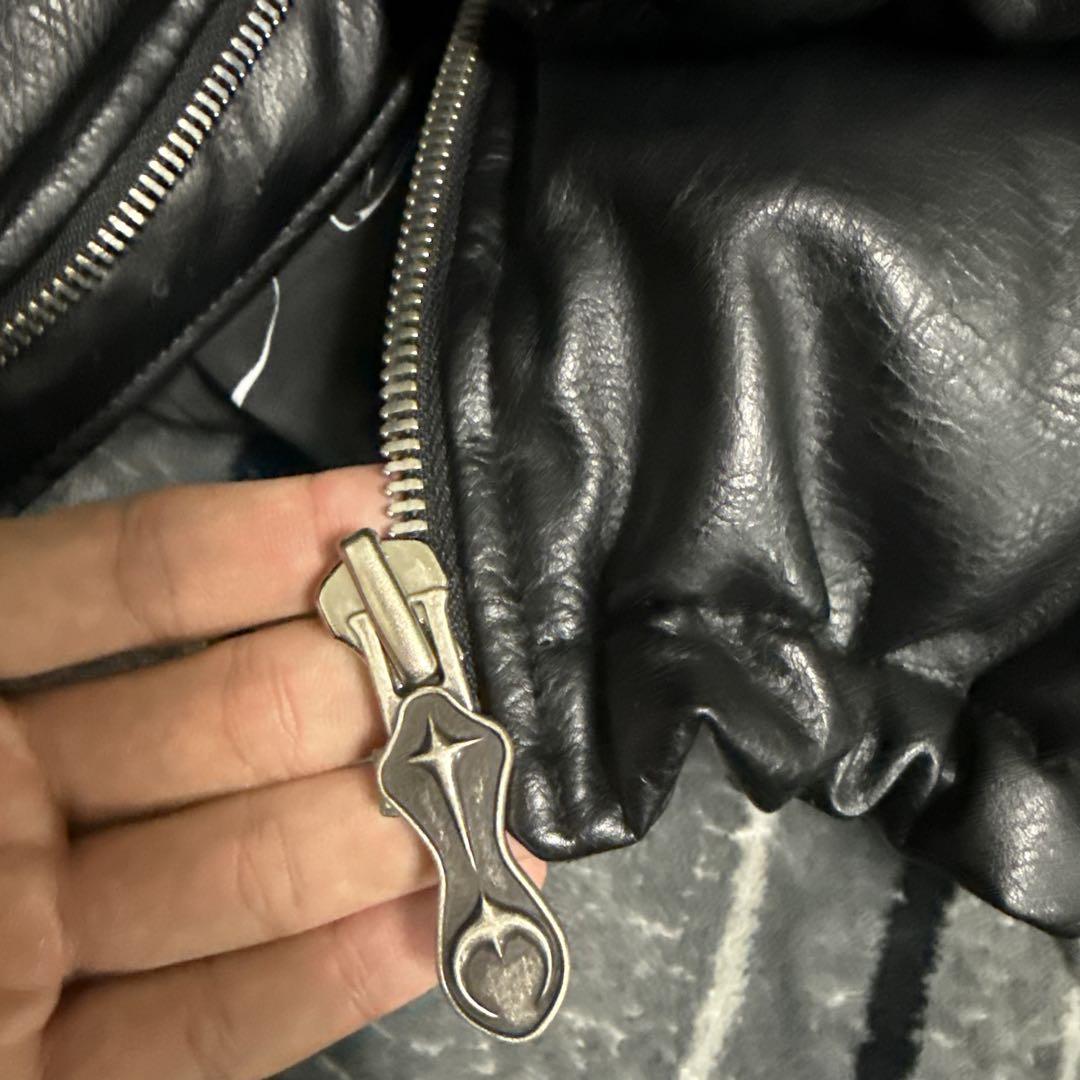 Thug ClubサグクラブLeather Puffer Jacket サイズ3