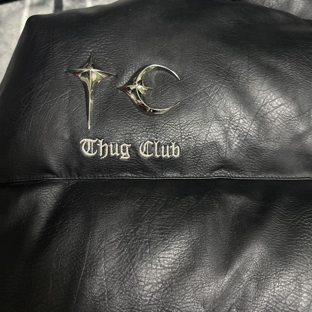 Thug ClubサグクラブLeather Puffer Jacket サイズ3