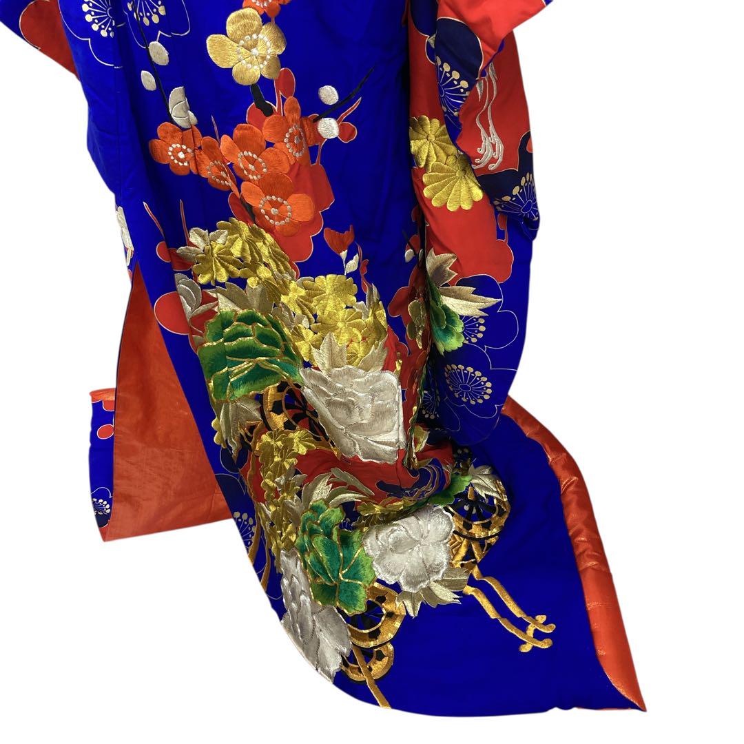 ⚫︎mk-1967 色打掛 婚礼衣装 花嫁衣裳 金駒 銀駒 重厚感 6-10