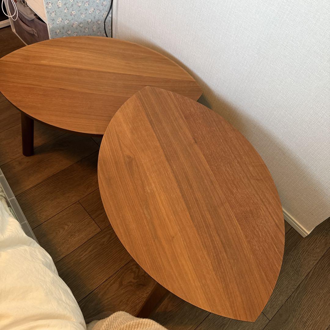 IKEA STOCKHOLM ネストテーブル2点セット センターテーブル