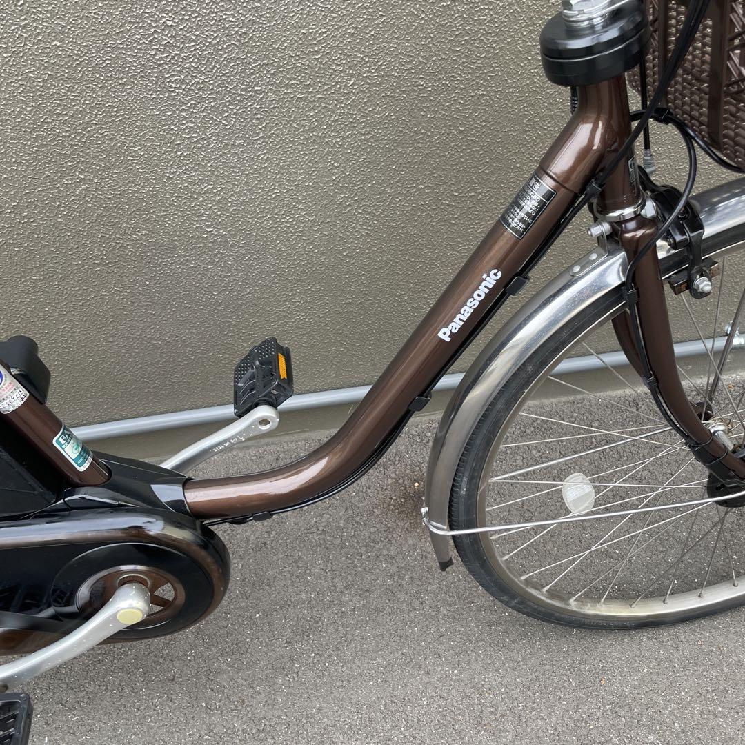 パナソニック電動アシスト自転車ブラウン