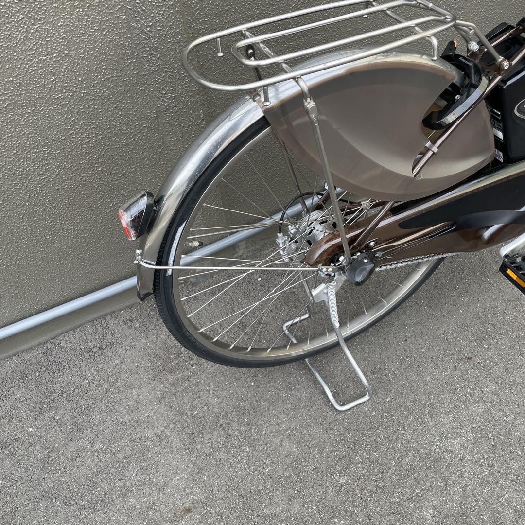 パナソニック電動アシスト自転車ブラウン