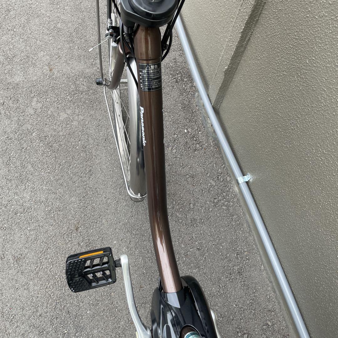 パナソニック電動アシスト自転車ブラウン