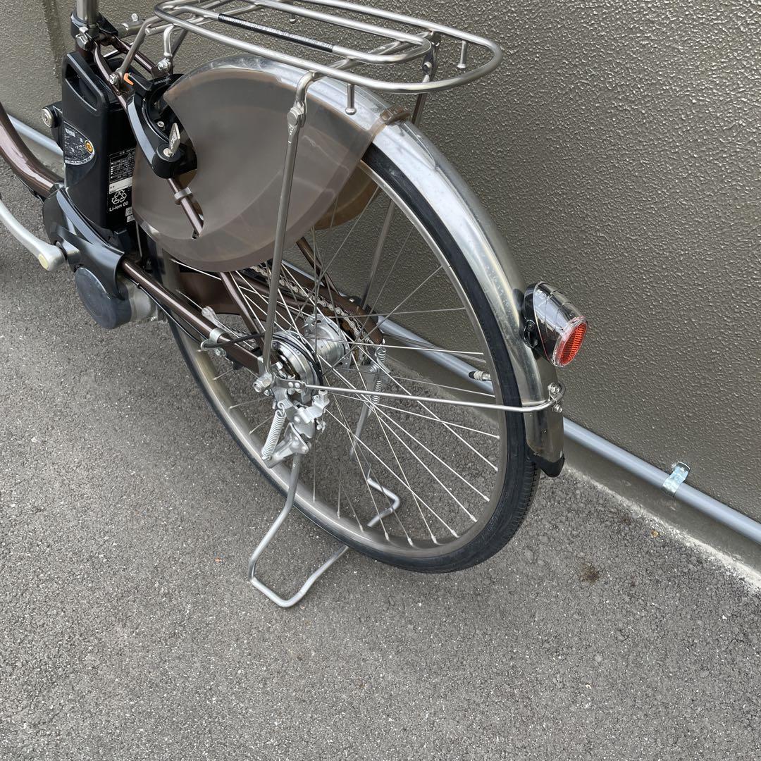 パナソニック電動アシスト自転車ブラウン