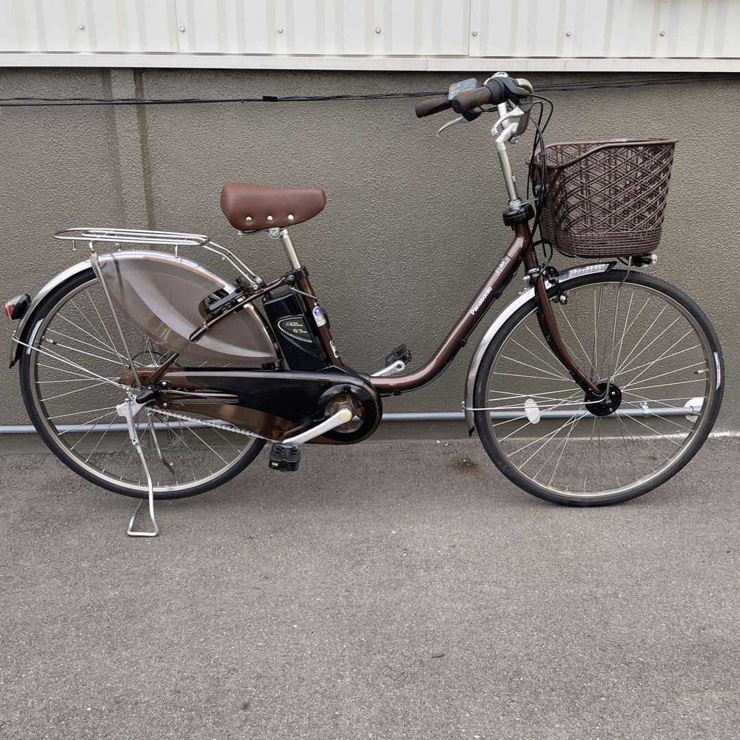 パナソニック電動アシスト自転車ブラウン