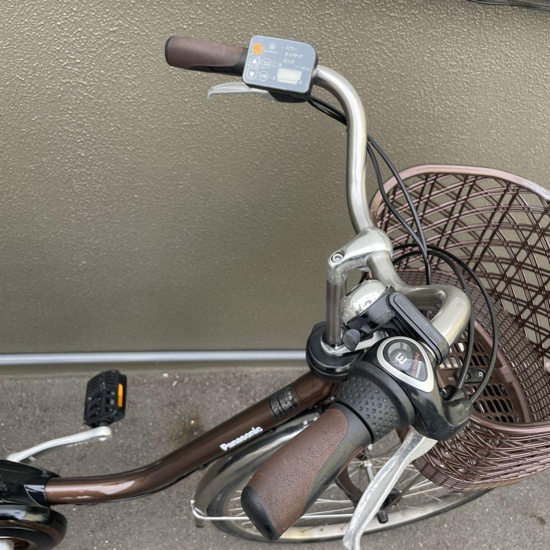パナソニック電動アシスト自転車ブラウン