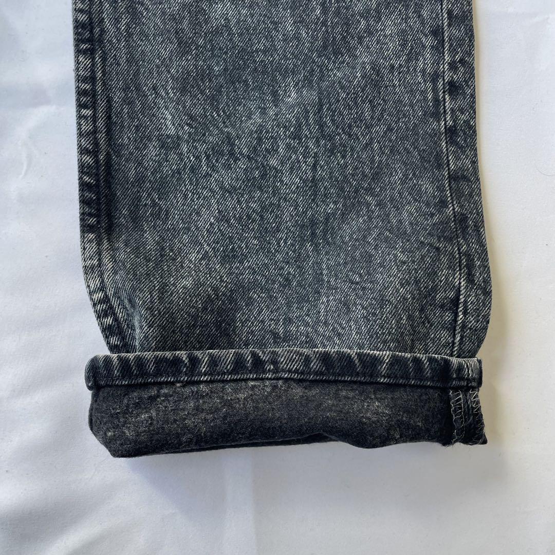 90s USA製 levi’s 501 ブラック ケミカルウォッシュ ジーンズ