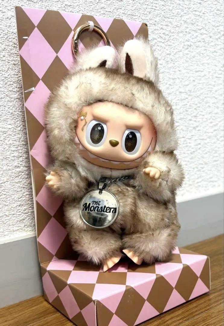 【新作】ZIMOMO ジモモ ふわふわぬいぐるみ ケーキブラウンLABUBU