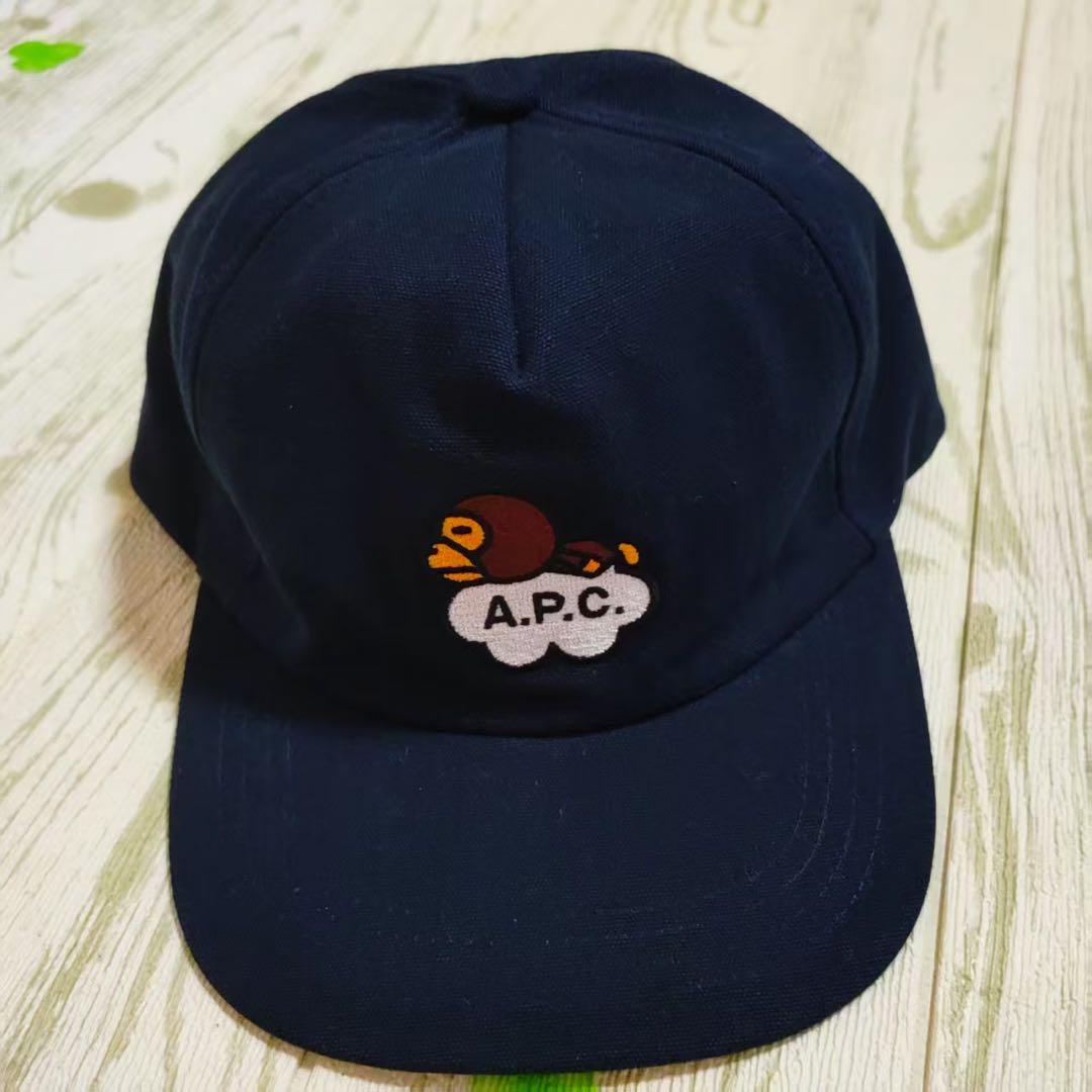A BATHING APE A.P.C コラボ ベースボールキャップキャップ